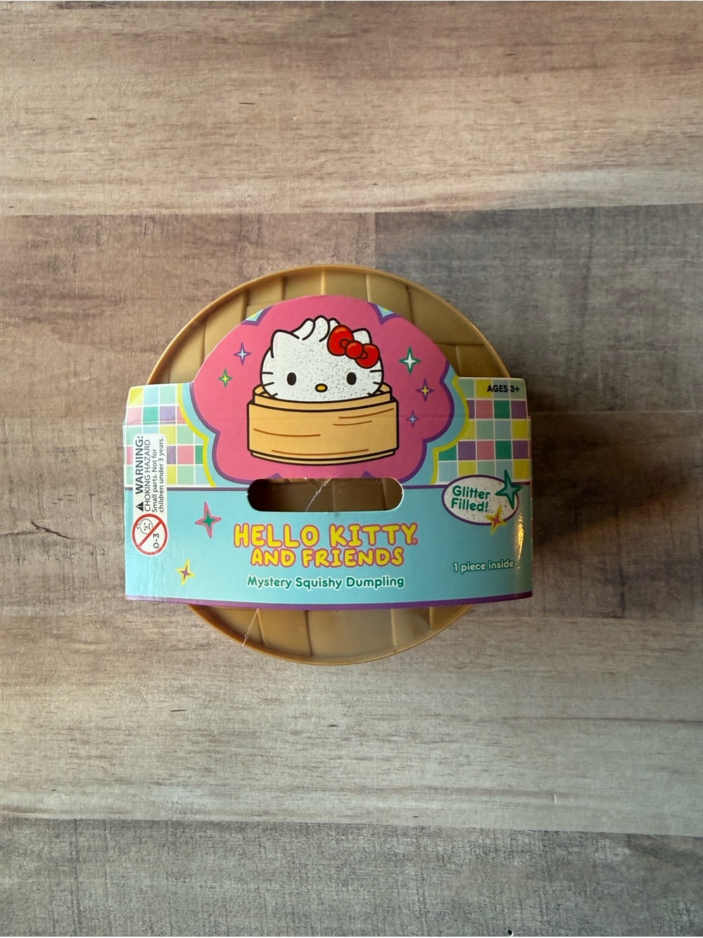 Rare New Hello Kitty & Friends Mystery Squishy Dumpling – Glitter Filled 🎀